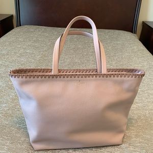 New Kate Spade Well Street Cienne 
Blush Pink Leather Tote Purse Bag